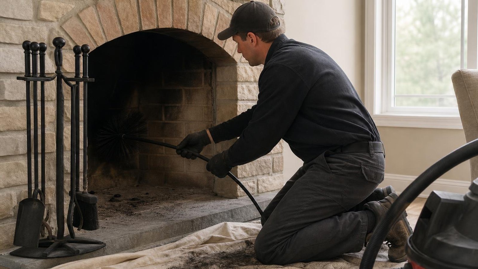 Local chimney sweep & inspection for Rittman homes